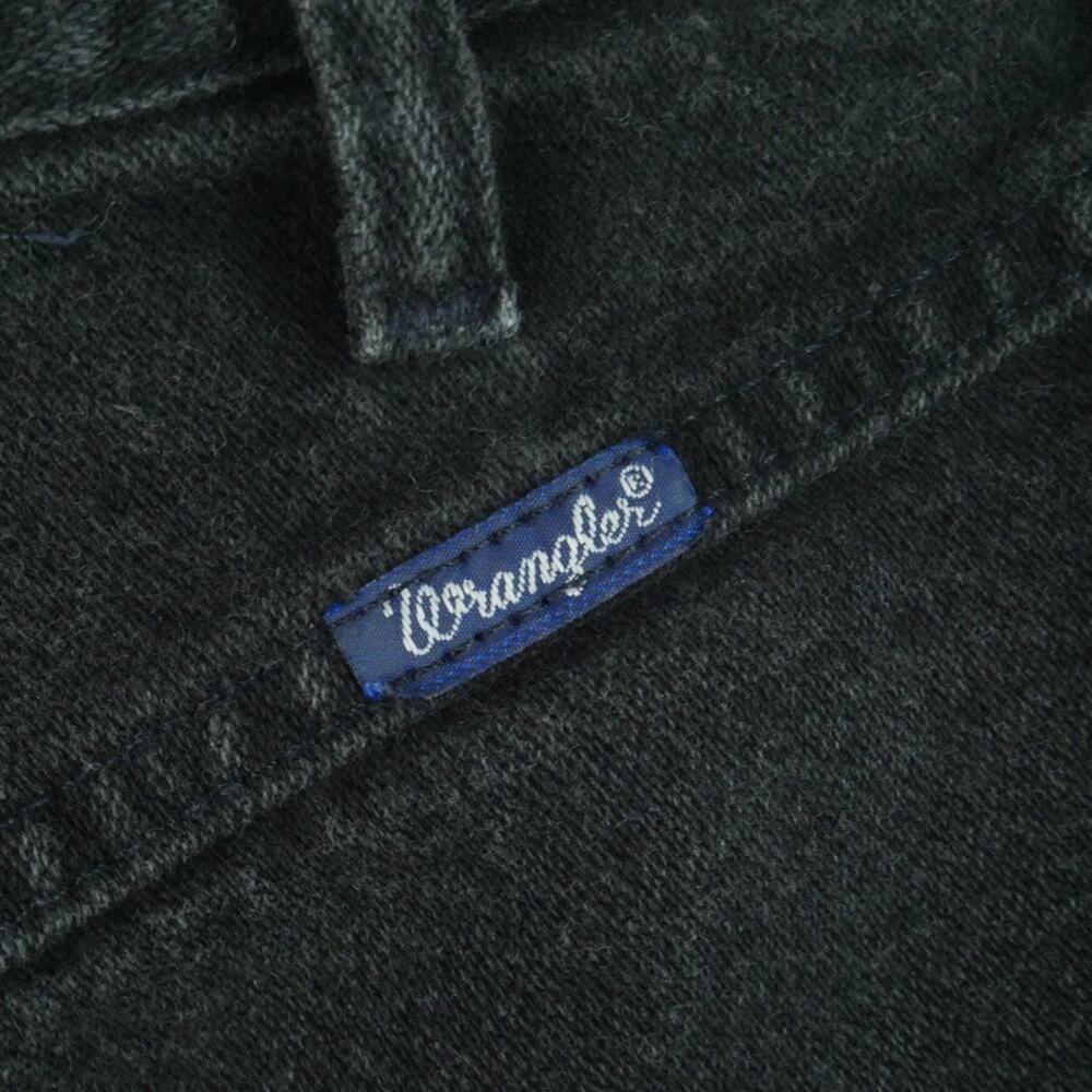 Vintage Wrangler Black Denim Cutoff Shorts Distressed Bareback Western 29" USA - Picture 7 of 8